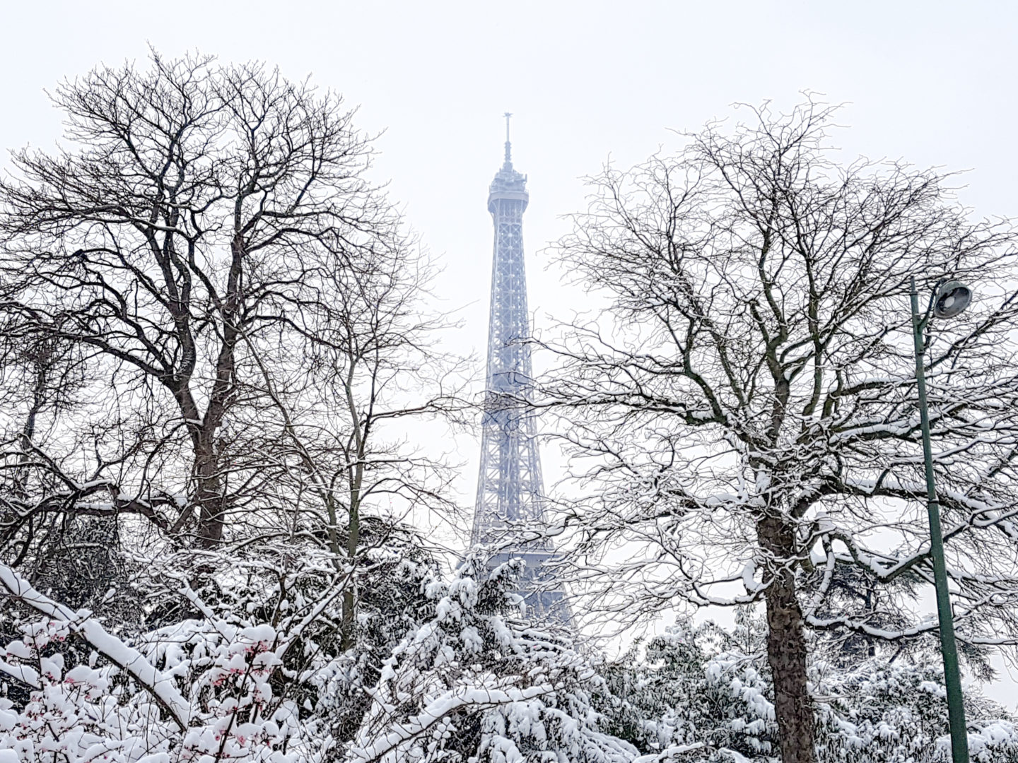 Snow in Paris